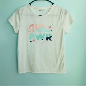 white girl power tee